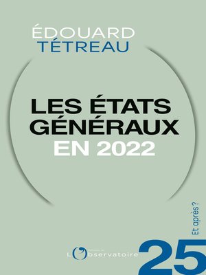 cover image of Et après ? #25 Les états généraux en 2022